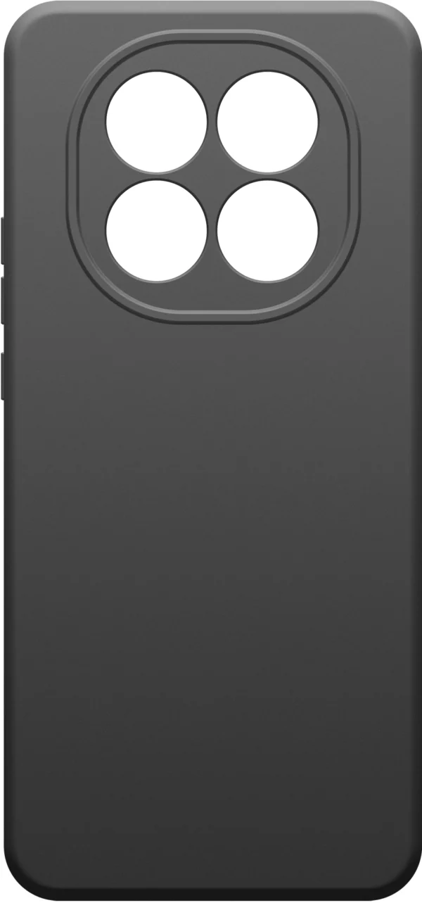 Чехол (клип-кейс) BoraSCO для Xiaomi Redmi Note 14 Pro 4G Silicone Case черный (74848)