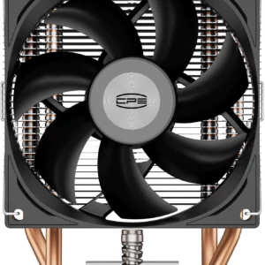 Устройство охлаждения(кулер) PcCooler R200P Soc-AM5/AM4/1200/1700/1851 серебристый/черный 4-pin 30dB Al+Cu 110W Ret (R200P-XXNWYX-US)