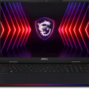 Ноутбук MSI Raider A18 HX A9WJG-216RU Ryzen 9 9955HX3D 64Gb SSD2Tb NVIDIA GeForce RTX5090 24Gb 18" IPS UHD+ (3840x2400) Windows 11 black WiFi BT Cam (9S7-182L72-216)