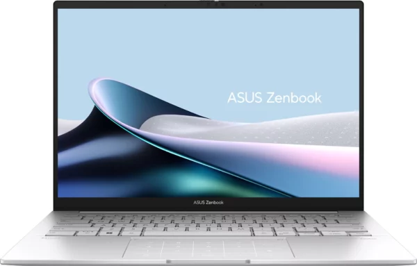Ноутбук Asus Zenbook 14 UX3405CA-PP477 Core Ultra 9 285H 32Gb SSD512Gb Intel Arc 14" OLED FHD+ (1920x1200) без ОС silver WiFi BT Cam Bag (90NB14W2-M00N00)