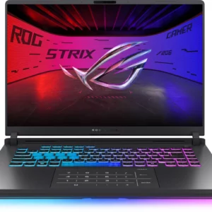 Ноутбук / ASUS 90NR0LG1-M00330 / Ноутбук/ ASUS ROG Strix G16 G615LW-S5080 16"(2560x1600 (матовый, 240Hz) IPS)/Intel Core Ultra 9 275HX(2.7Ghz)/32768Mb/1024PCISSDGb/noDVD/ExtNVIDIA GeForce RTX 5080(16384Mb)/Cam/BT/WiFi/90WHr/war 1y/2.65kg/Eclipse Gray/DOS
