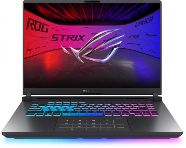 Ноутбук / ASUS 90NR0LG1-M00330 / Ноутбук/ ASUS ROG Strix G16 G615LW-S5080 16"(2560x1600 (матовый, 240Hz) IPS)/Intel Core Ultra 9 275HX(2.7Ghz)/32768Mb/1024PCISSDGb/noDVD/ExtNVIDIA GeForce RTX 5080(16384Mb)/Cam/BT/WiFi/90WHr/war 1y/2.65kg/Eclipse Gray/DOS