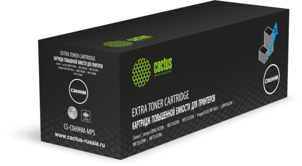 Картридж лазерный Cactus CS-C069HM-MPS 069HM пурпурный (9000стр.) для Canon I_sensys LBP673CDW/MF754CDW/MF752CDW/imageCLASS MF756Cx/LBP674CDW/MF753CDW/MF751CDW