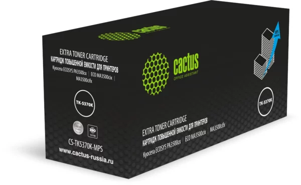 Картридж лазерный Cactus CS-TK5370K-MPS черный (18500стр.) для Kyocera ECOSYS PA3500cx/ECO MA3500cix/MA3500cifx