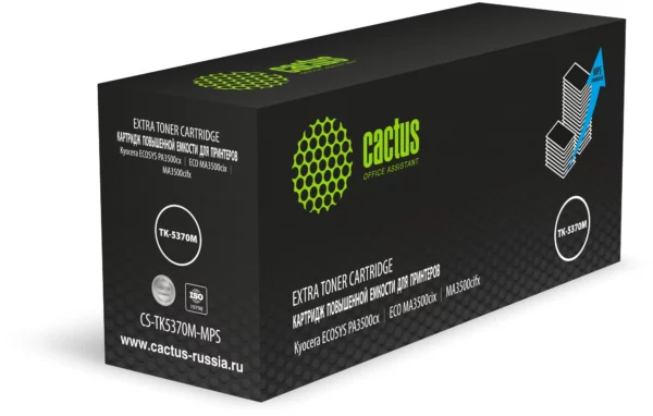 Картридж лазерный Cactus CS-TK5370M-MPS пурпурный (13000стр.) для Kyocera ECOSYS PA3500cx/ECO MA3500cix/MA3500cifx