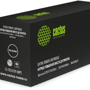 Картридж лазерный Cactus CS-TK5370Y-MPS желтый (13000стр.) для Kyocera ECOSYS PA3500cx/ECO MA3500cix/MA3500cifx