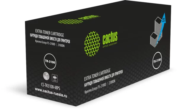 Картридж лазерный Cactus CS-TK3100-MPS черный (25000стр.) для Kyocera Ecosys FS-2100D/2100DN