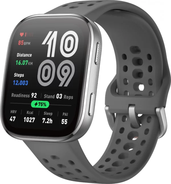 Смарт-часы Amazfit Bip 6 A2435 1.97" TFT корп.угольно-серый рем.серый разм.брасл.:135-195мм (1747005)