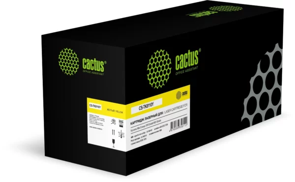 Картридж лазерный Cactus CS-TK8110Y TK-8110Y Asia-Pacific желтый (6000стр.) для Kyocera Mita Ecosys M8124cidn/M8130cidn