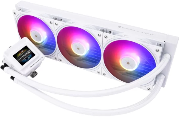 Система водяного охлаждения Thermalright Frozen Warframe SE 360 ARGB Soc-AM5/AM4/1151/1200/2066/2011/1700 белый 4-pin 29.6dB Al LCD Ret (F-WFRAME-SE-360-WH-ARGB)