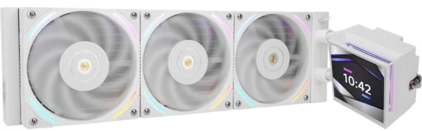 Система водяного охлаждения Thermalright Hyper Vision 360 ARGB Soc-AM5/AM4/1151/1200/2066/2011/1700 белый 4-pin 29.6dB Al LCD Ret (H-VISION-360-WH-ARGB)