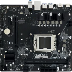 Материнская плата Biostar B650MS2-E SocketAM5 AMD B650 2xDDR5 mATX AC`97 8ch(7.1) 2.5Gg RAID+HDMI+DP