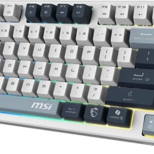Клавиатура MSI FORGE GK600 механическая белый/синий USB Multimedia for gamer LED (S11-43RUP01-HH9)