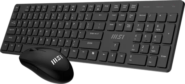 Клавиатура + мышь MSI FORGE K200 W COMBO MS-8ZA4 клав:черный мышь:черный беспроводная (S11-43RU304-Y92)