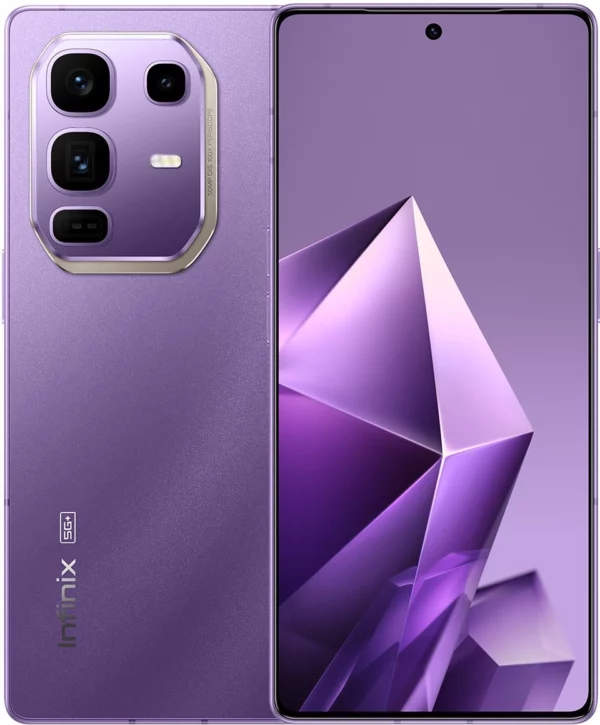 Смартфон Infinix X6856 Note 50 Pro+ 5G 256Gb 12Gb фиолетовый моноблок 3G 4G 2Sim 6.78" 1080x2436 Android 15 50Mpix 802.11 a/b/g/n/ac/ax NFC GPS GSM900/1800 GSM1900 Protect FM