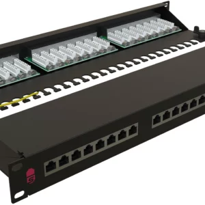Патч-панель Sysmatrix PP 1901U.S245ES.N 19" 1U 24xRJ45 кат.5E FTP