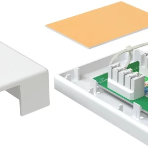 Розетка Sysmatrix SB 15EU.WH комп.RJ45 1 кат.5E UTP бел.