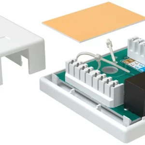 Розетка Sysmatrix SB 25EU.WH комп.RJ45 2 кат.5E UTP бел.
