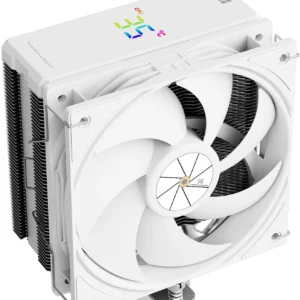 Устройство охлаждения(кулер) Thermalright Assassin X 120 R Digital Soc-AM5/AM4/1200/1700/1851 белый 4-pin 25.6dB Al+Cu LCD Ret (AX120-R-DIGITAL-WH)