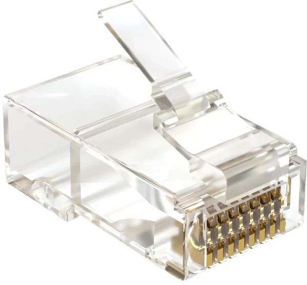 Коннектор Sysmatrix PLUG 8P8C5EU.UWRJ45 кат.5E UTP прозр. (упак.:100шт)