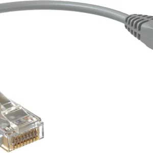 Патч-корд Sysmatrix PC 4545.5EU26.015LSZHGY U/UTP RJ-45 вил.-вилка RJ-45 кат.5E 0.15м серый LSZH