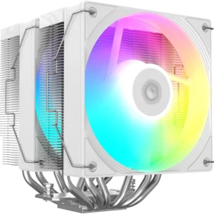 Устройство охлаждения(кулер) ID-Cooling Frozn A620 Pro Se ARGB Soc-AM5/AM4/1200/1700/1851 серебристый/белый 4-pin 15-27.2dB Al+Cu 260W 1190gr Ret (FROZN A620 PRO SE ARGB WHITE)