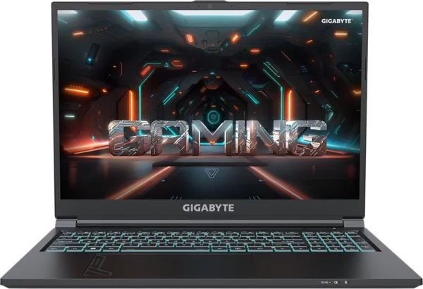 Ноутбук Gigabyte G6 Core i7 13620H 16Gb SSD512Gb NVIDIA GeForce RTX4050 6Gb 16" IPS FHD+ (1920x1200) без ОС black WiFi BT Cam (MF-H2KZ893KD)