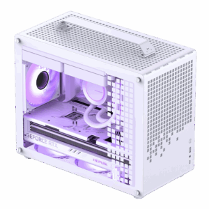 Корпус без блока питания / JONSBO Z20 White / Корпус без блока питания/ Case JONSBO Z20, Mini-Tower, TG, no fan, 1xUSB-A 3.2 + 1xUSB-C 3.2, mATX, mITX White