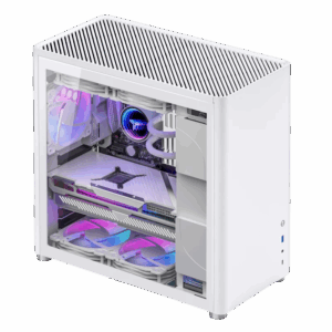 Корпус без блока питания / JONSBO D40 White / Корпус без блока питания/ Case JONSBO D40, Midi-Tower, TG, no fan, 1xUSB-A 3.2 + 1xUSB-C 3.2, ATX, mATX, White