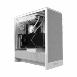 Корпус ПК без блока питания / NZXT CC-H52FW-01 / Корпус ПК без блока питания/ Case NZXT H5 Flow (2024), Midi-Tower, TG, 2x120mm, 1xUSB-A 3.2 + 1xUSB-C 3.2, E-ATX, ATX, mATX, mITX White