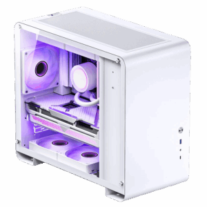 Корпус без блока питания / JONSBO U4mini White / Корпус без блока питания/ Case JONSBO U4 Mini, Mini-Tower, TG, no fan, 1xUSB-A 3.0 + 1xUSB-C 3.2, mATX, mITX White