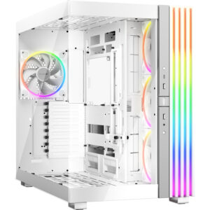 Корпус ПК без блока питания / Be Quiet LIGHT BASE 900 FX (BGW72) / Корпус ПК без блока питания/ Case be quiet! LIGHT BASE 900 FX, Full-Tower, TG, 4x140mm ARGB, 2xUSB-A 3.2, 1xUSB 3.2 Type-C, XL-ATX, E-ATX, ATX, mATX, mITX White