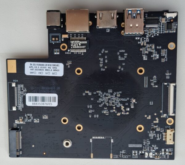 Материнская плата APL-J3355, V3.3 + RAM 4Gb + SSD 64 Gb для Poscenter Wise подходит для установки АКБ