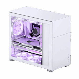 Корпус без блока питания / JONSBO D41 STD White / Корпус без блока питания/ Case JONSBO D41 STD, Midi-Tower, TG, no fan, 1xUSB-A 3.2 + 1xUSB-C 3.2, ATX, mATX White