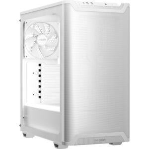 Корпус ПК без блока питания / Be Quiet PURE BASE 501 Airflow Window (BGW75) / Корпус ПК без блока питания/ Case be quiet! PURE BASE 501 Airflow Window, Midi-Tower, TG, 2x140mm, 2xUSB-A 3.2, 1xUSB 3.2 Type-C, ATX, mATX, mITX White
