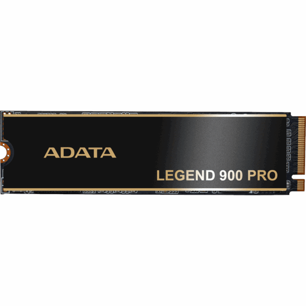 Твердотельный накопитель / ADATA SLEG-900P-2TCS / Твердотельный накопитель/ ADATA SSD LEGEND 900 PRO, 2000GB, M.2(22x80mm), NVMe 1.4, PCIe 4.0 x4, 3D NAND, R/W 7400/6500MB/s, IOPs н.д./н.д., TBW 1200, DWPD 0.3 (5 лет)