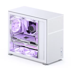 Корпус без блока питания / JONSBO D41 MESH White / Корпус без блока питания/ Case JONSBO D41 MESH, Midi-Tower, TG, no fan, 1xUSB-A 3.2 + 1xUSB-C 3.2, ATX, mATX White