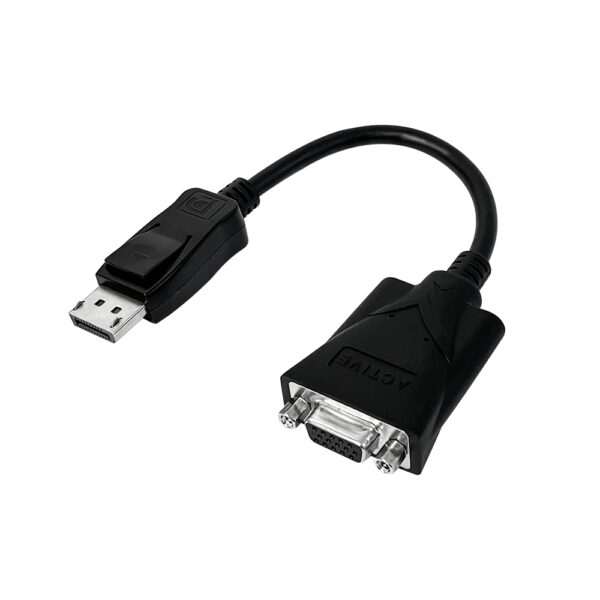 Переходник / Greenconnect GCR-55658 / GCR Переходник 0.2m Active DisplayPort/VGA v1.2 20M/15F, GCR-55658