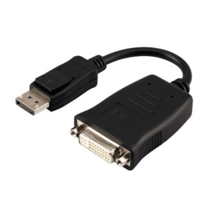 Переходник / Greenconnect GCR-55657 / GCR Переходник 0.20m Active DisplayPort/DVI v1.2 20M/25+4F, черный, GCR-55657