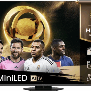 Телевизор Mini LED 65`` Hisense / Hisense 65U8Q / Телевизор Mini LED 65`` Hisense/ 65", Ultra HD, Mini LED, 48-165Hz, Smart TV (ОС VIDAA U9), Wi-Fi 6E, DVB-T2/T/C/S2/S, HDR 10+, Dolby Vision, Dolby Atmos, Bluetooth, FreeSync Premium Pro, 4.1.2 ch 215W(Main)+210W(Side)+20W(Subwoofer)+210W(Upper), CI+(1.4), 3хHDMI, 2хUSB, DP(Type-C), Charcoal grey, 2025