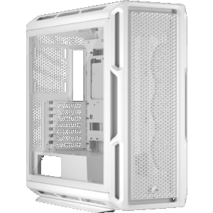 Корпус без блока питания / Corsair CC-9011301-WW / Корпус без блока питания/ Case Corsair 5000T, Midi-Tower, TG, no fan, 4xUSB-A 3.2, 1xUSB 3.2 Type-C, E-ATX, ATX, mATX, mITX White
