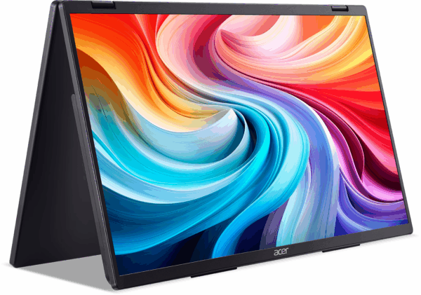 Монитор / ACER UM.XP3CD.E01 / Монитор/ ACER PD193QEbmiuux 18,5``, Double Portable monitor, UltraThin Black, 169, IPS, 1920x1080, 4ms, 250cd, 100Hz, 1xHDMI + 2xType-C(15W) + SPK + Audio Out, Speakers 2Wx2, sync FreeSync, Vesa100x100