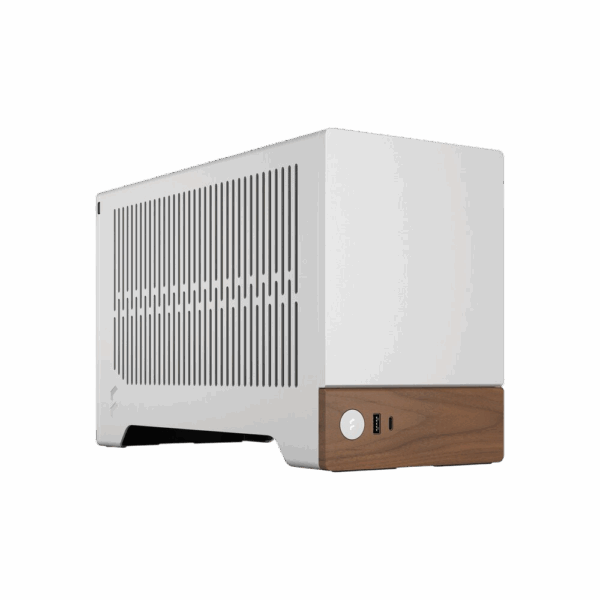 Корпус без блока питания / Fractal Design FD-C-TER1N-02 / Корпус без блока питания/ Case Fractal Design Terra, Mini-Tower, no fans, 1xUSB-A 3.0 + 1xUSB 3.2 Type-C, SFX PSU Support, mITX Silver