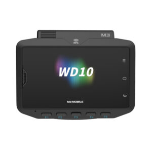 Терминал сбора данных / M3 Mobile WD1W0C-T0CWSS-HF / Android 13, 802.11 a/b/g/n/ac, 4" WVGA, 13MP CAM, BT 5.0, NFC(HF), 4G/64G, 3,350mAh Battery is included and Screen Protector, Hand Strap are attached.