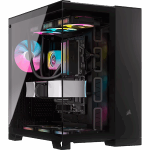 Корпус без блока питания / Corsair CC-9011257-WW / Корпус без блока питания/ Case Corsair 6500X, Midi-Tower, TG, no fan, 4xUSB-A 3.2, 1xUSB 3.2 Type-C, E-ATX, ATX, mATX, mITX Black