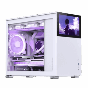 Корпус без блока питания / JONSBO D31 STD SCREEN White / Корпус без блока питания/ Case JONSBO D31 STD SCREEN, Mini-Tower, TG, no fans, 1xUSB-A 3.2 + 1xUSB-C 3.2, mATX, mDTX, mITX White
