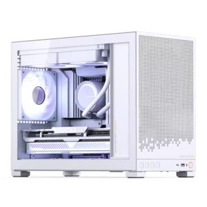 Корпус без блока питания / JONSBO D32 STD White / Корпус без блока питания/ Case JONSBO D32 STD, Mini-Tower, TG, no fan, 1xUSB-A 3.0 + 1xUSB-C 3.1, mATX, mITX White