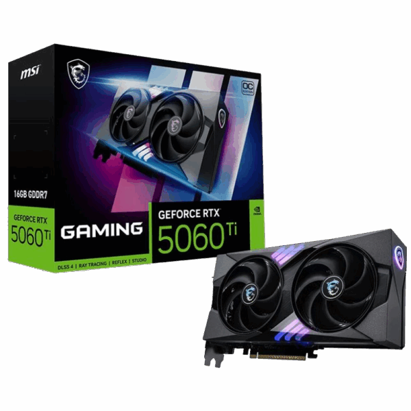 Видеокарта / MSI GeForce RTX 5060 Ti 16G SHADOW 2X OC / Видеокарта/ GeForce RTX 5060 Ti 16G SHADOW 2X OC