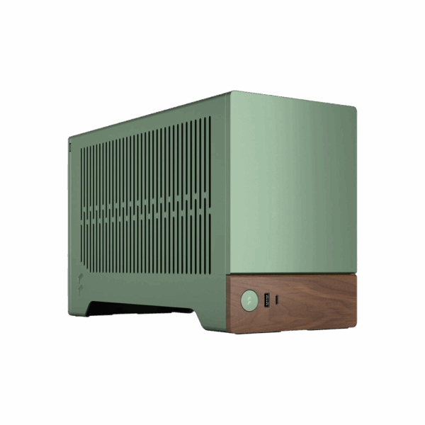 Корпус без блока питания / Fractal Design FD-C-TER1N-03 / Корпус без блока питания/ Case Fractal Design Terra, Mini-Tower, no fans, 1xUSB-A 3.0 + 1xUSB 3.2 Type-C, SFX PSU Support, mITX Jade