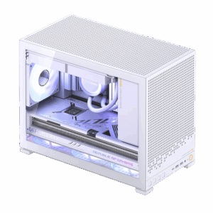 Корпус без блока питания / JONSBO D32 PRO White / Корпус без блока питания/ Case JONSBO D32 PRO, Mini-Tower, TG, no fan, 2xUSB-A 3.2 + 1xUSB-C 3.2, mATX, mDTX, mITX White